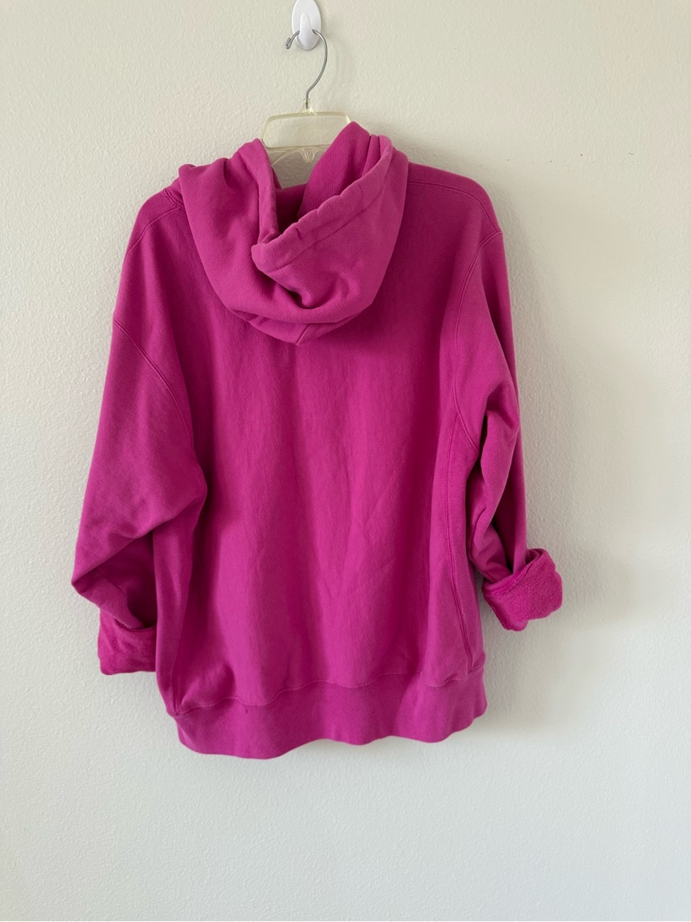 Champion Women's Bright Fuchsia Pullover Hoodie - Picture 4 of 5